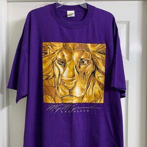 MGM Grand Women's Purple Souvenir T-Shirt, Size XXL
